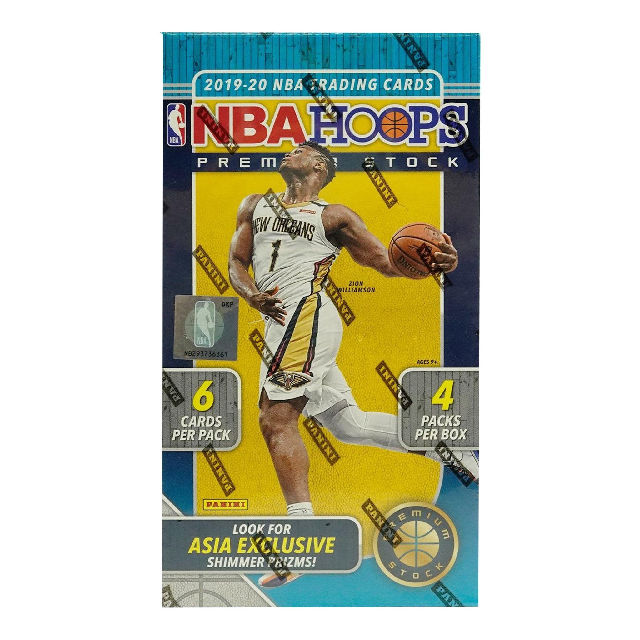 2019/20 Panini Hoops Premium Stock Basketball TMALL Hobby 20 Box Case
